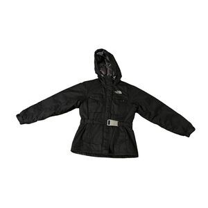 North Face Black Womens Hyvent Parka Jacket Size Small/Petite in good condition.